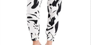 INC International Concepts Women's Printed Joggers White Size X-Large
