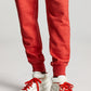 Sun + Stone Men's Garment Washed Fleece Joggers Red Size Large