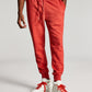 Sun + Stone Men's Garment Washed Fleece Joggers Red Size Large