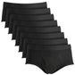 Club Room Men's Briefs 8 Pack Black Size X-Large