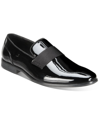 Alfani Men's Haydan Patent Slip On Loafers Black Size 9