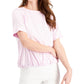 Alfani Women's Satin Front Top Purple Size X-Large