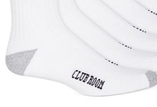 Club Room Men's 12 Pack Solid Crew Socks White Size Regular