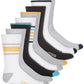 Club Room Men's 8 Pack Striped Crew Socks Yellow Size Regular