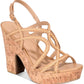 Sun + Stone Women's Nadiya Dress Sandals Brown Size 7 M