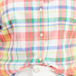 Style & Co Women's Cotton Plaid Button Down Shirt White Size Large