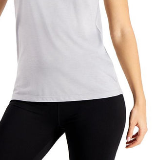 ID Ideology Women's Scoop Neck T-Shirt Grey Size Large