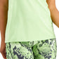 ID Ideology Women's Solid Strappy Tank Top Green Size X-Small