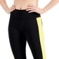 ID Ideology Women's Colorblocked Cropped Leggings Black Size Small