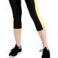 ID Ideology Women's Colorblocked Cropped Leggings Black Size Small