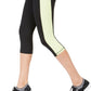 ID Ideology Women's Colorblocked Cropped Leggings Black Size XS