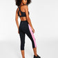 ID Ideology Women's Colorblocked Cropped Legging Pink Size Medium