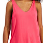 Ideology Women's V Neck Tank Top Pink Size Small