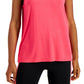 Ideology Women's V Neck Tank Top Pink Size Large