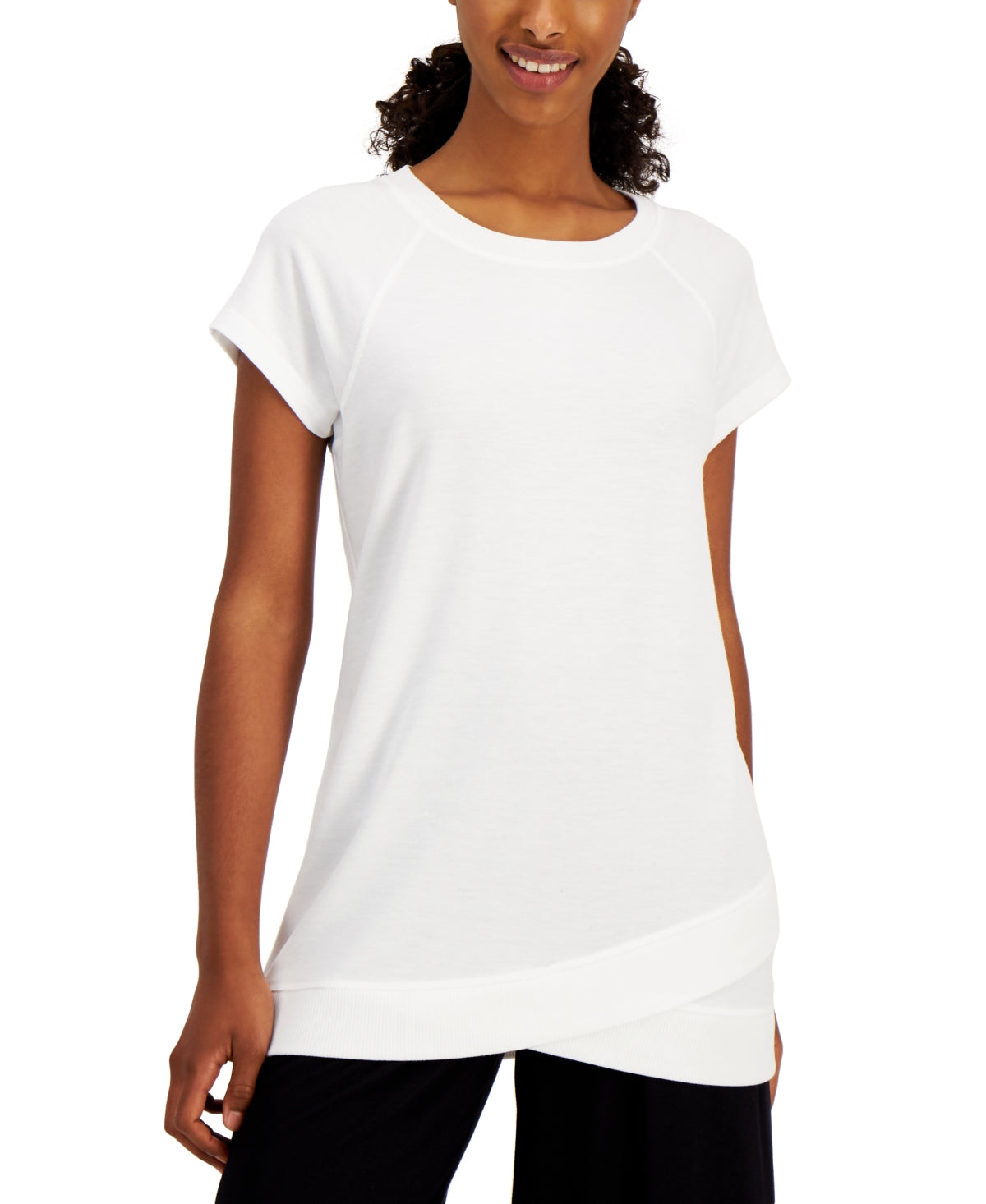 ID Ideology Women's Short Sleeve T-Shirt White Size XX-Large