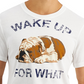 Club Room Men's 2 Pc Napping Bulldog Graphic Pajama T-Shirt & Shorts Set White Size XX-Large