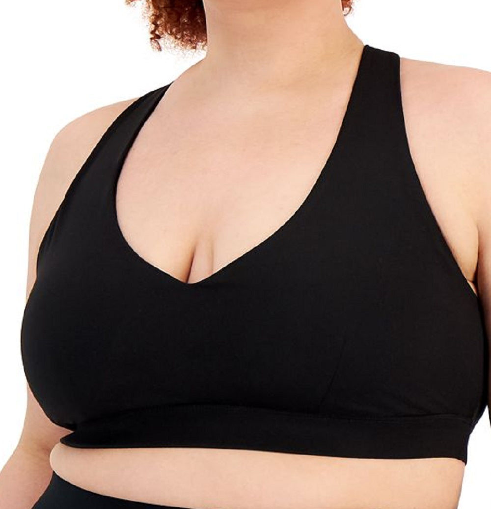 Ideology Women's Plus Match Set Sports Bra Black Size 3X