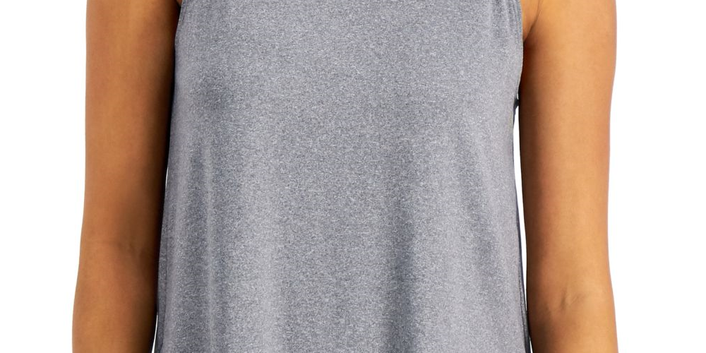 ID Ideology Women's Sweat Set Tank Top Grey Size XXL