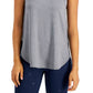 ID Ideology Women's Sweat Set Tank Top Grey Size XXL