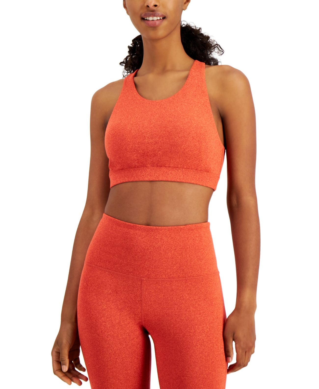 Allbrand365 Women's Sweat Set Low Impact Sports Bra Red Size XL