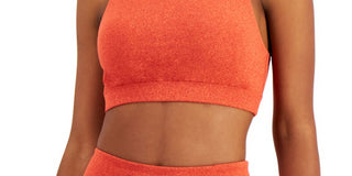 Allbrand365 Women's Sweat Set Low Impact Sports Bra Red Size XL