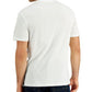 Sun Stone Men's Mix Media Textured Patchwork Henley White Size Large