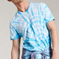 Sun + Stone Men's Shibori Starburst T-Shirt Blue Size XX-Large