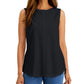 Karen Scott Women's Sleeveless Shell Top Black Size X-Large