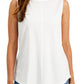 Karen Scott Women's Sleeveless Shell Top White Size Medium