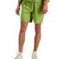 Sun Stone Men's Regular Fit Garment Dyed 8 Fleece Shorts Green Size Small
