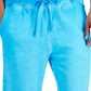 Sun + Stone Men's Regular Fit Garment Dyed Fleece Shorts Blue Size M