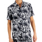 INC International Concepts Men's Modern Palm Shirt Black Size Medium