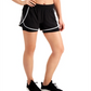 ID Ideology Women's Stretch Pocketed Moisture Wicking Layered Look Active Wear Shorts Black Size XS