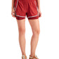 ID Ideology Women's Performance Layered Look Shorts Red Size Small