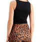 ID Ideology Women's Sleeveless Cropped Top Black Size Large
