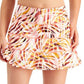 ID Ideology Women's Printed Tiered Skort Pink Size Small