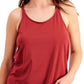 ID Ideology Women's Solid Strappy Tank Top Red Size Large