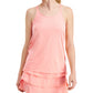 Ideology Women's Solid Strappy Tank Top Pink Size XX-Large