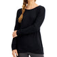ID Ideology Women's Crossover Top Black Size XX-Large