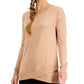 ID Ideology Women's Crossover Hem Top Pink Size Large