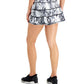 Ideology Women's Snake Print Tiered Skort White Size XX-Large