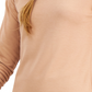 ID Ideology Women's Long Sleeve Drop Shoulder Top Brown Size XX-Large