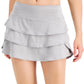 Ideology Women's Tiered Skort Grey Size Large