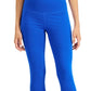 ID Ideology Women's Compression High Waist Side Pocket Length Leggings Blue Size Small
