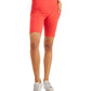 ID Ideology Women's High Rise Pocket Bike Shorts Red Size X-Small