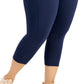 ID Ideology Women's Cropped Leggings Blue Size 3X