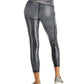 ID Ideology Women's Stretch Moisture Wicking Pocketed Active Wear High Waist Pants Black Size XXL