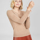 Charter Club Women's 100% Cashmere V Neck Sweater Brown Size Medium