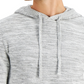 Sun + Stone Men's Solid Marled Hooded Sweater Gray Size Large