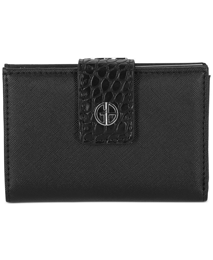 Giani Bernini Women's Framed Indexer Wallet Black Size Regular